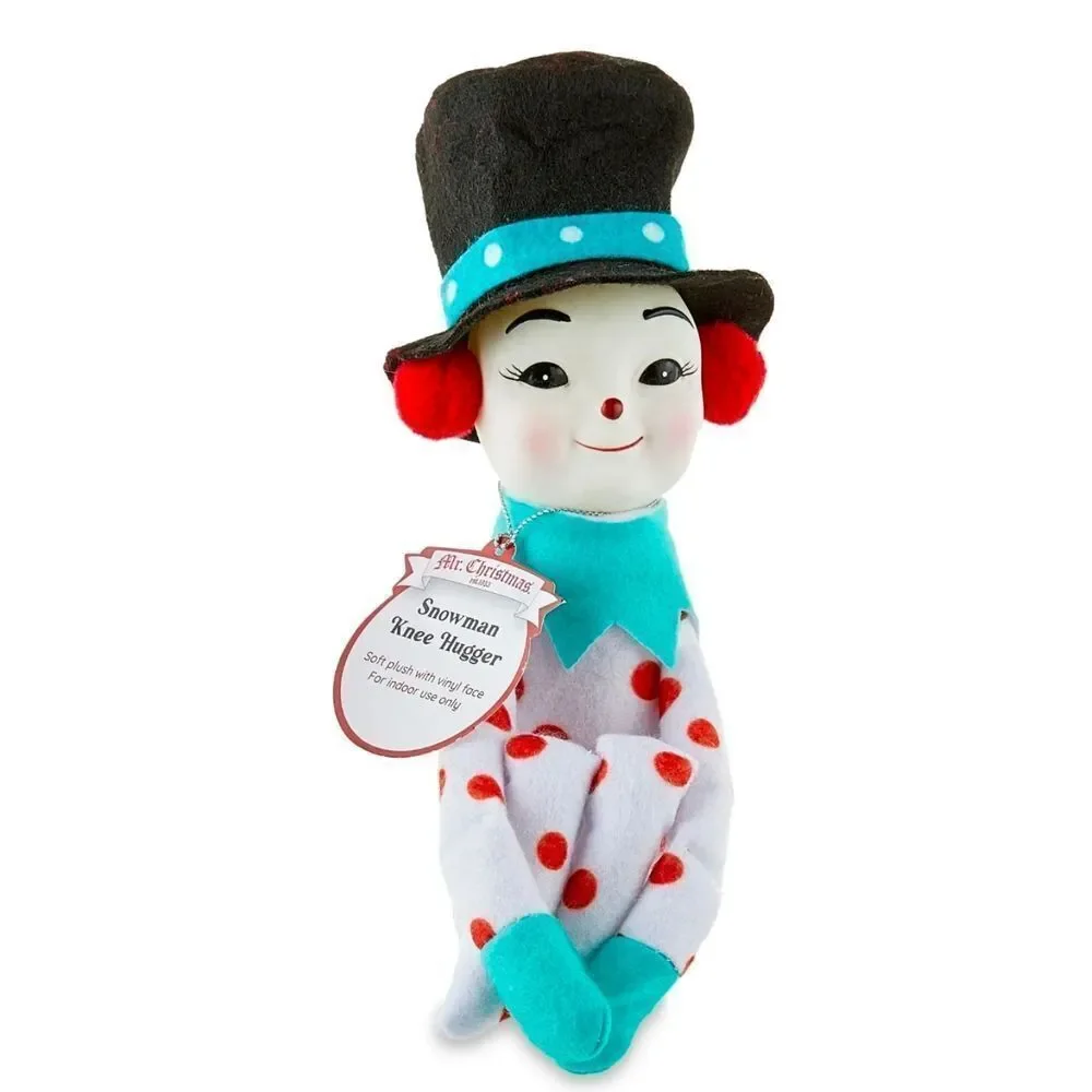 NEW Vintage Nostalgic Style Snowman Shelf Knee Hugger by Mr. Christmas